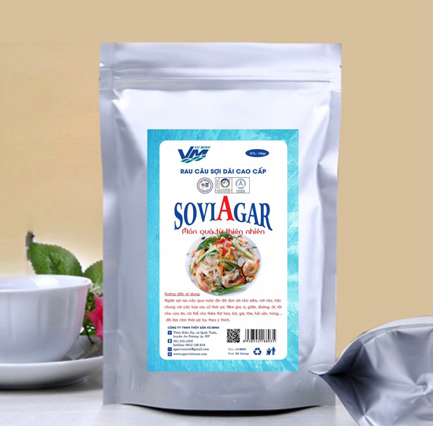 Rau câu sợi Vũ Minh SoviAgar 100g