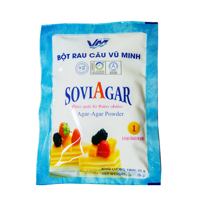 Bột rau câu Vũ Minh SoviAgar 25g