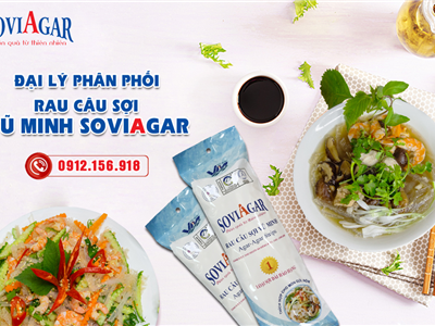 Sản Xuất &  Phân Phối Rau Câu Sợi Vũ Minh Soviagar Chính Hãng – Nguyên Chất, Chuẩn Vị