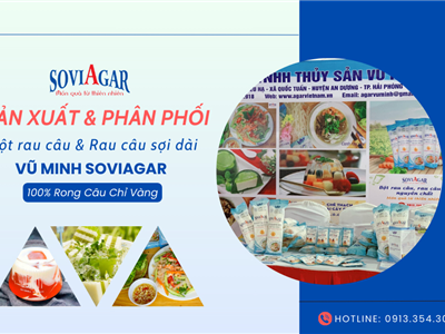 Rau Câu Sợi & Bột Rau Câu Vũ Minh Soviagar – Nguyên Liệu Vàng Cho Sáng Tạo Ẩm Thực