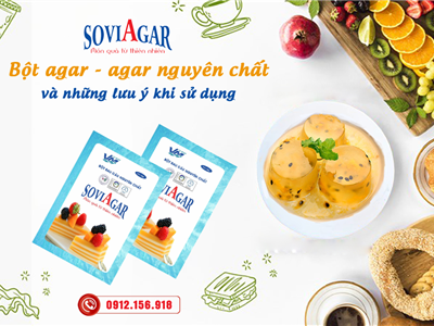 Sống Lành Mạnh Từ Món Ăn Ngon Cùng Bột Rau Câu Nguyên Chất Vũ Minh Soviagar