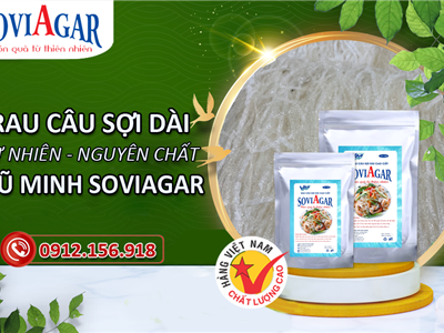 Thực Dưỡng Hiện Đại – Không Thể Thiếu Rau Câu Sợi Vũ Minh Soviagar 