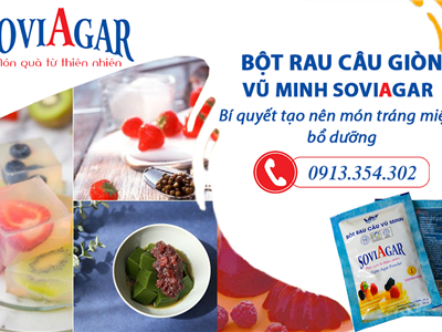 Bột Rau Câu Vũ Minh Soviagar – Chuẩn Vị Ngon Từ Đặc Sản Hải Phòng