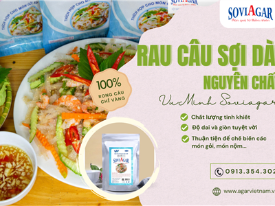 Rau Câu Sợi Vũ Minh SoviAgar – Món Quà Tự Nhiên Cho Sức Khỏe Mỗi Ngày
