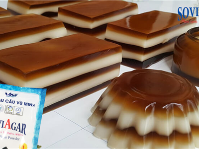 Mát Lịm Vị Dừa, Ngọt Ngào Vị Cacao – Bí Quyết Nằm Ở Bột Rau Câu Vũ Minh Soviagar