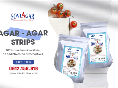 Tinh Túy Từ Biển – Rau Câu Sợi Vũ Minh Soviagar Cho Món Ăn Hoàn Hảo