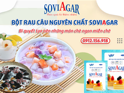 Biến Tấu Chè Truyền Thống Với Rau Câu Vũ Minh SOVIAGAR – Dễ Làm, Ngon Hết Sảy