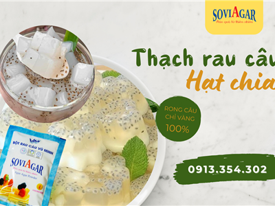 Tại Sao Thạch Rau Câu Hạt Chia Lại Được Chị Em Yêu Thích Đến Vậy?