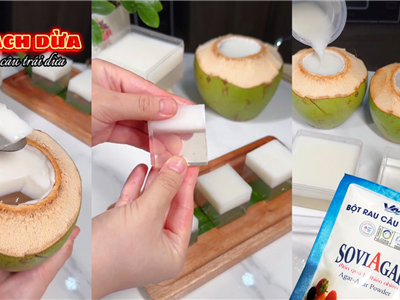Làm Thạch Dừa Chỉ 5 Phút Với Bột Rau Câu Vũ Minh – Tiện Mà Ngon