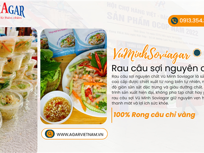 Cơ Hội Kinh Doanh Với Rau Câu Sợi Vũ Minh Soviagar – Sản Phẩm Sạch, Dễ Bán, Lợi Nhuận Tốt