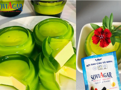 Hướng Dẫn Làm Rau Câu Lá Dứa Nhân Phô Mai Ngon Chuẩn Vị Nhờ SoviAgar