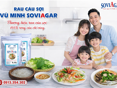 Rau câu sợi Vũ Minh Soviagar – Thức quà mát lành cân vị mâm cỗ Tết