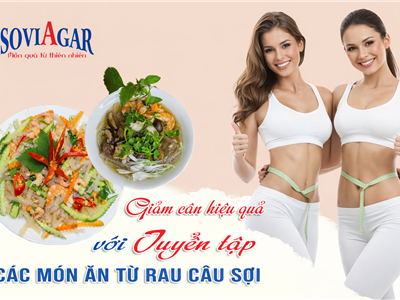 Giảm Cân Hiệu Quả, Dáng Đẹp Thon Gọn Với Rau Câu Sợi Vũ Minh Soviagar 