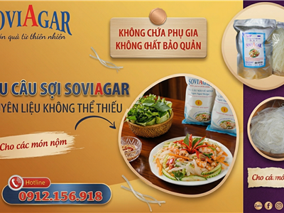 Rau Câu Sợi Vũ Minh Soviagar – Món Ngon Thanh Mát “Gây Sốt” Mọi Nhà