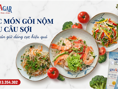 Rau câu sợi dài Vũ Minh Soviagar – "Vũ khí bí mật" giúp món nộm đạt điểm 10 chất lượng.
