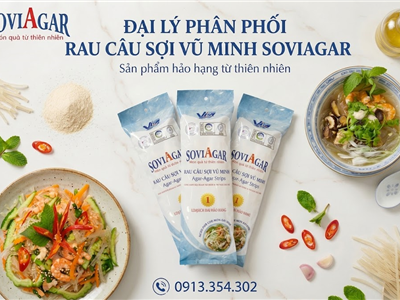 Rau Câu Sợi Vũ Minh SoviAgar – Lựa Chọn Chất Lượng Từ Thiên Nhiên Cho Mọi Gian Bếp