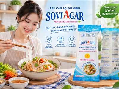 Rau Câu Sợi Vũ Minh SoviAgar – Món Ngon Thanh Mát, Biến Tấu Đa Dạng Cho Bữa Ăn Việt 