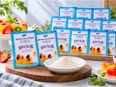 Bột rau câu Vũ Minh SoviAgar – Giải pháp tiện lợi để tạo nên những món thạch hấp dẫn