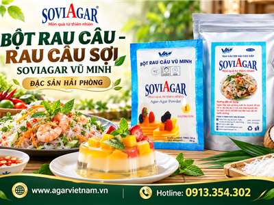 Rau Câu Vũ Minh Soviagar  – Đặc Sản Hải Phòng Thơm Ngon, Chất Lượng Cho Mọi Gia Đình