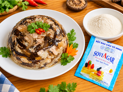 Bột Rau Câu Vũ Minh SOVIAGAR – Bí Quyết Làm Thịt Đông Giòn Ngon, Đẹp Mắt