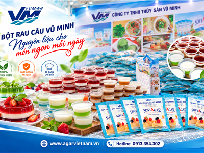 Khám Phá Bột Rau Câu SOVIAGAR: Từ Nguyên Liệu Quen Thuộc Đến Những Món Thạch Hấp Dẫn