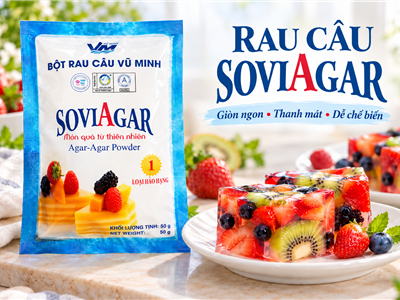 Thạch Rau Câu Hoa Quả – Giòn Ngon, Thanh Mát, Đẹp Mắt Với Bột Rau Câu SOVIAGAR